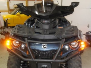 LED ATV Turn Signals on 2017 Can-Am Outlander Max